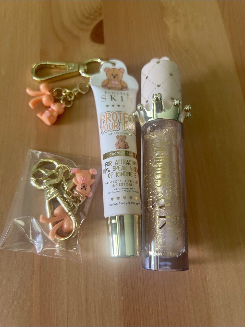 PLouise Protect Your Pout Lip Conditioner and Lip Oil in Coconut Cake